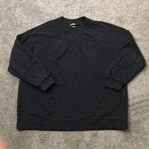 American Eagle Sweater Womens Size Medium Black Jegging Fit Casual Oversized